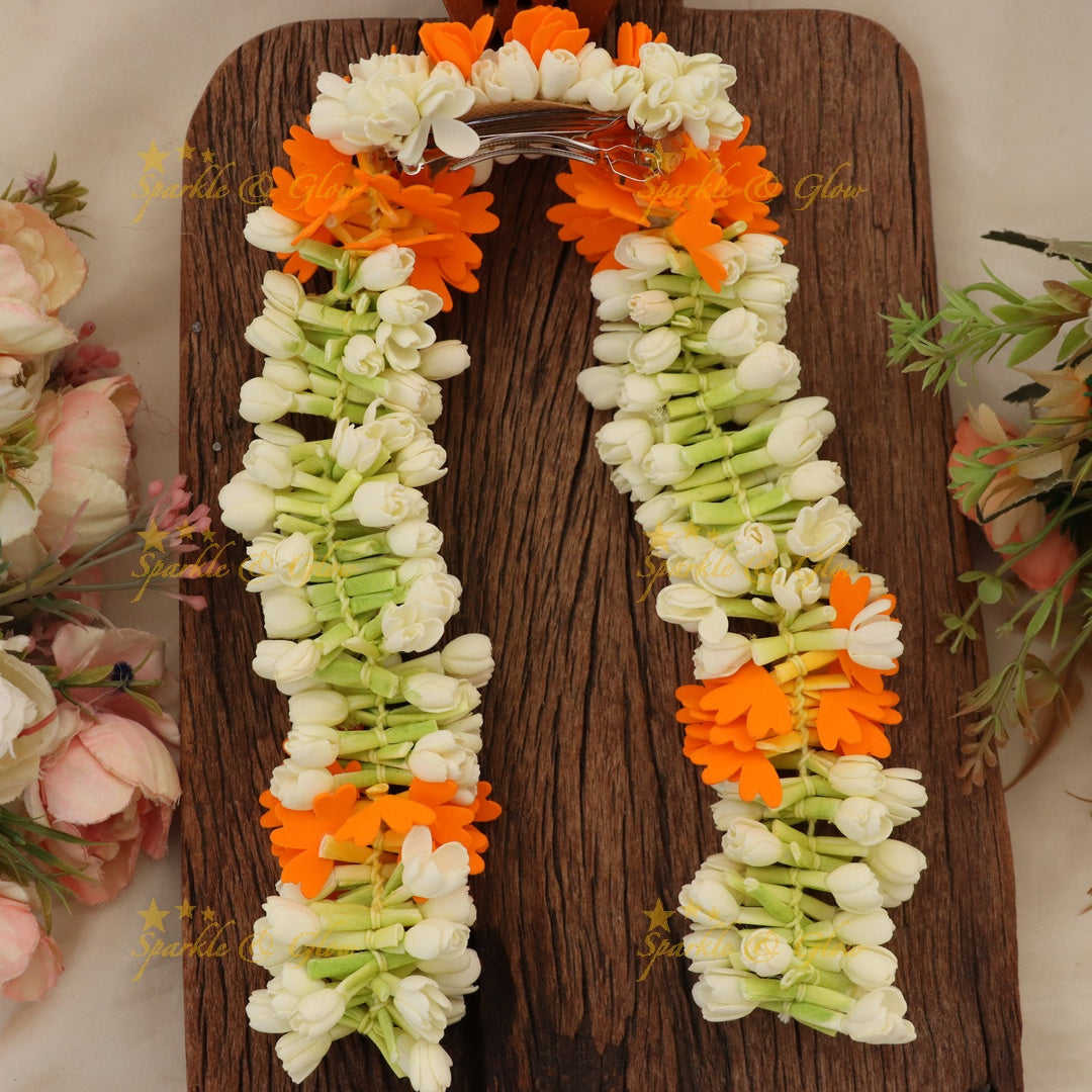 Elegant Floral Hair Clip for Festive Glamour