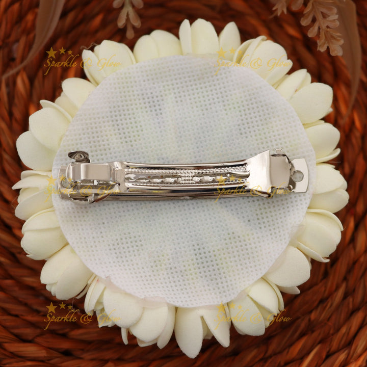 Stunning Floral Hair Clip for Festive Elegance
