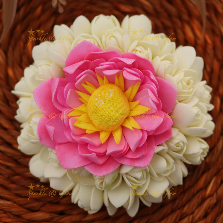 Stunning Floral Hair Clip for Festive Elegance