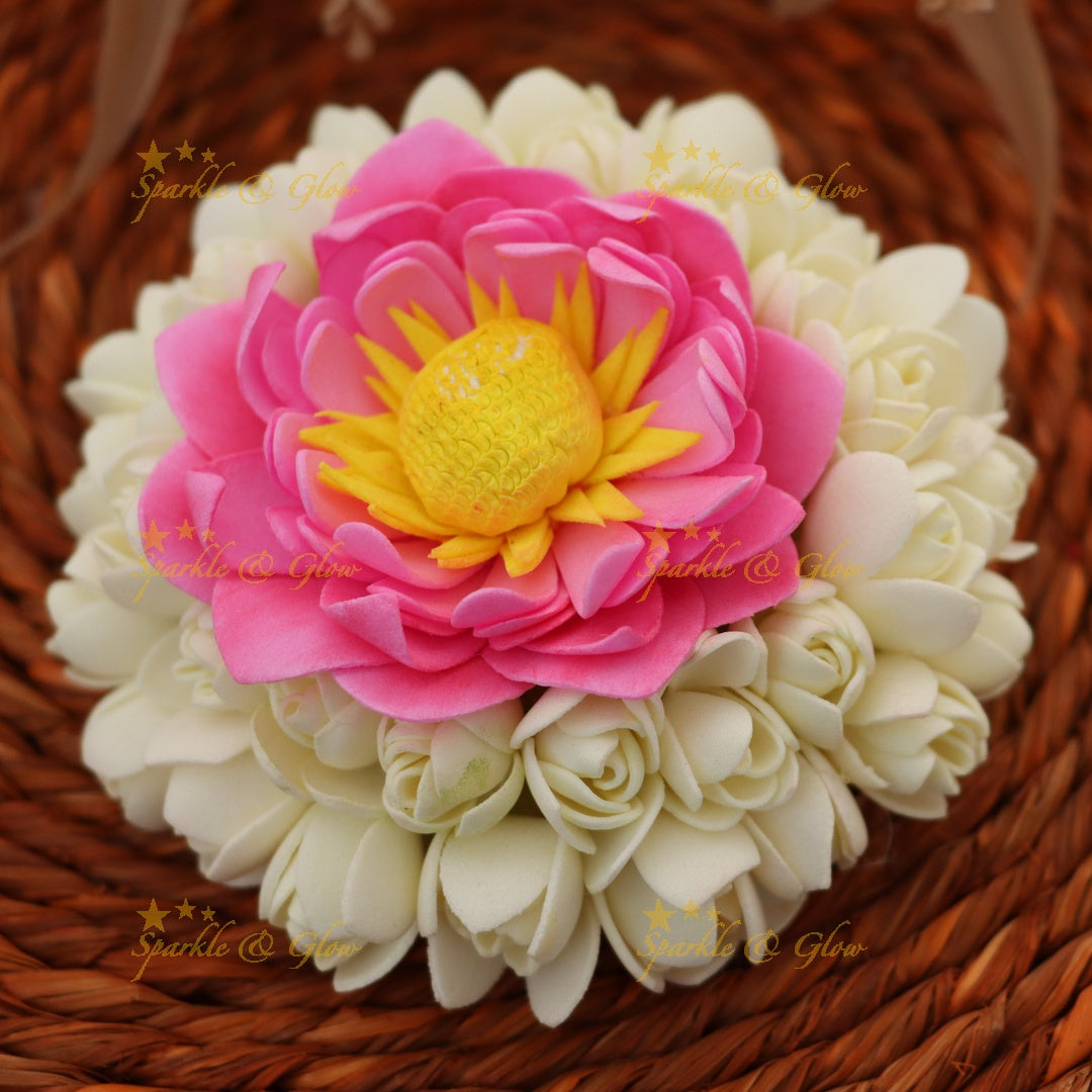 Stunning Floral Hair Clip for Festive Elegance