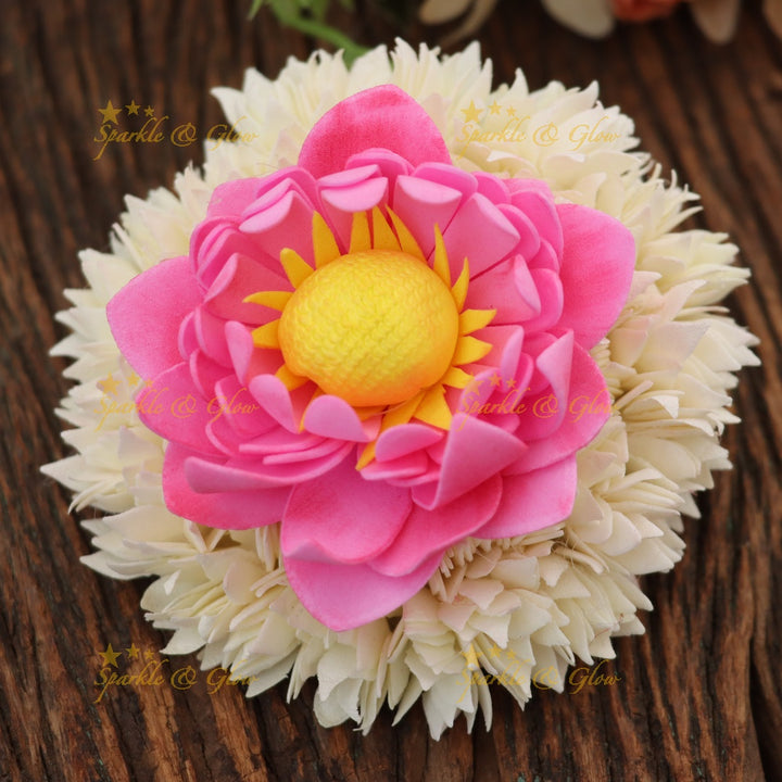 Elegant Festive Floral Hair Clip for Special Occasions