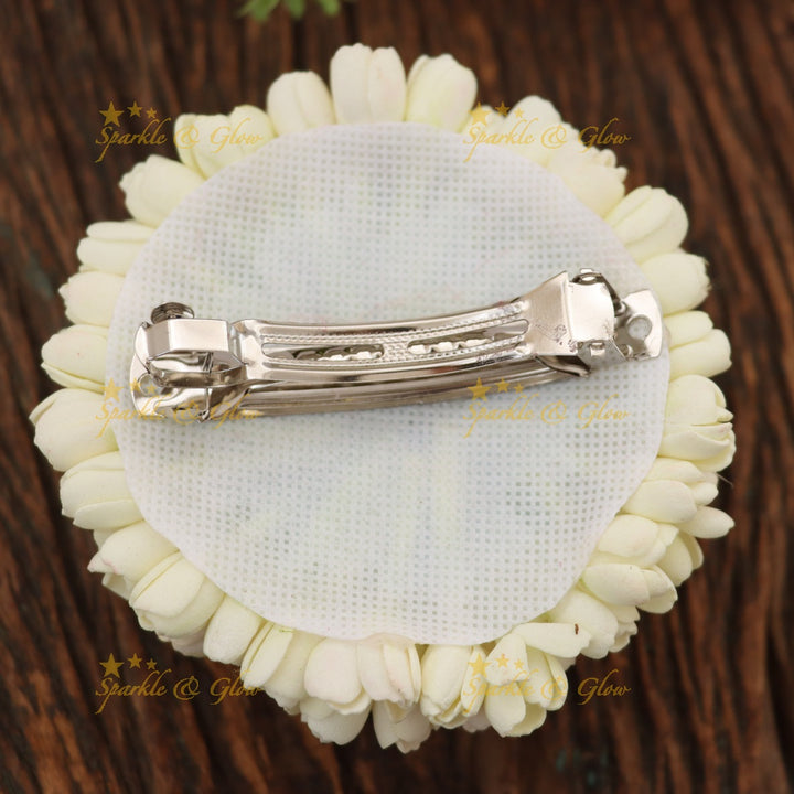 Beautiful Floral Hair Clip for Festive Occasions