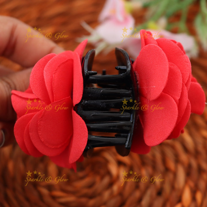 Elegant Floral Hair Clip for Weddings and Festivals