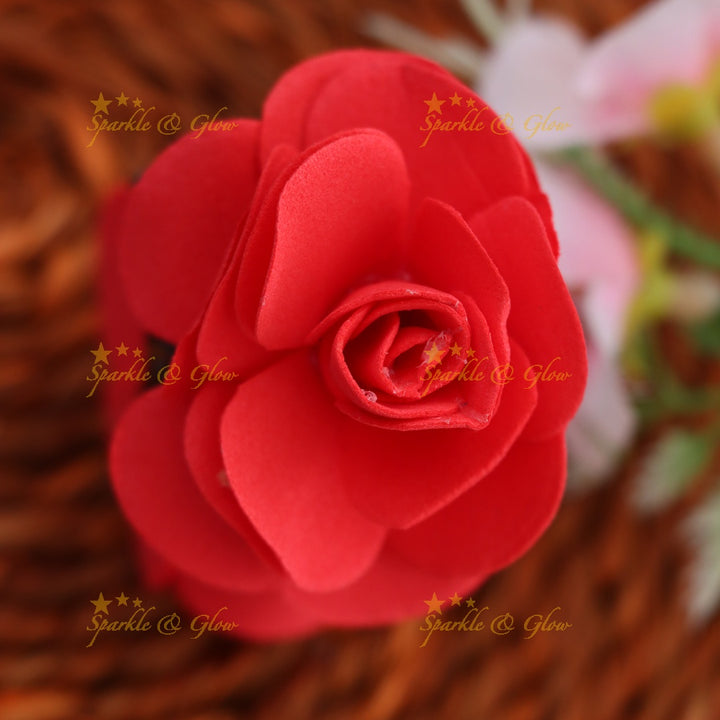 Elegant Floral Hair Clip for Weddings and Festivals