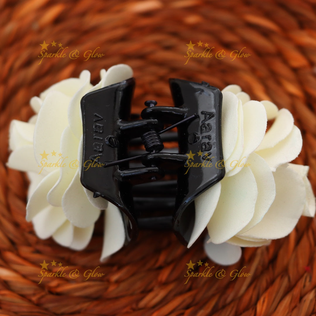 Elegant Floral Hair Clip for Weddings and Festivals