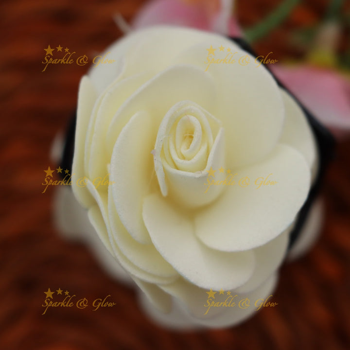 Elegant Floral Hair Clip for Weddings and Festivals