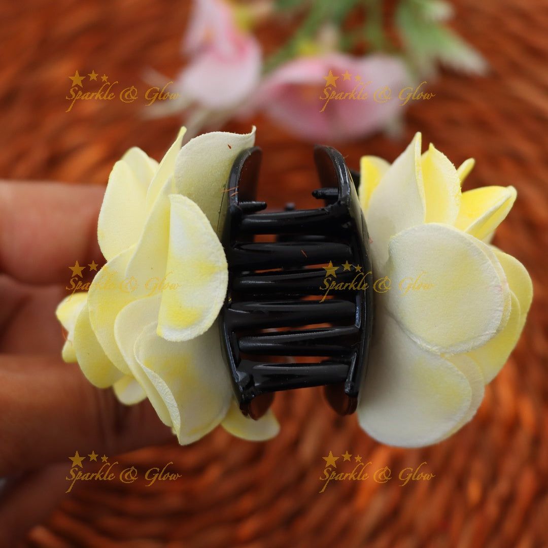 Elegant Floral Hair Clip for Weddings and Festivals