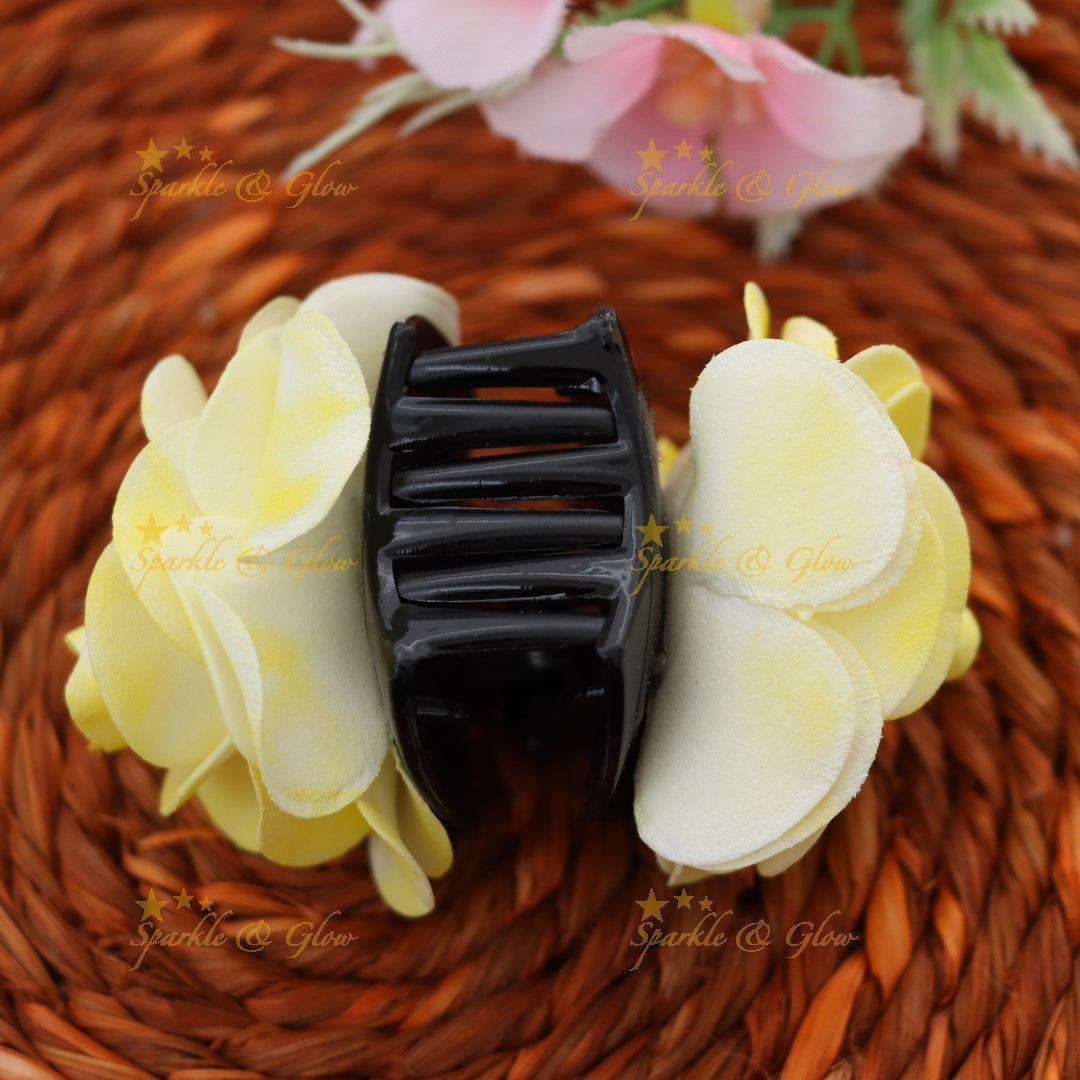 Elegant Floral Hair Clip for Weddings and Festivals