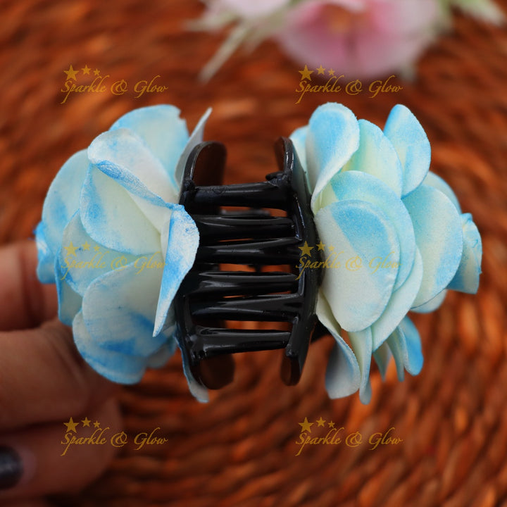 Elegant Floral Hair Clip for Weddings and Festivals
