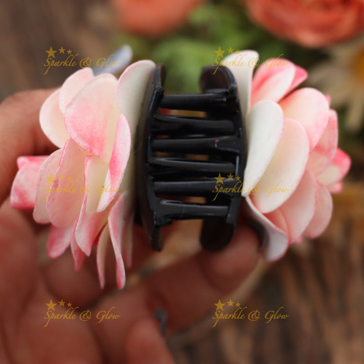 Elegant Floral Hair Clip for Weddings and Festivals