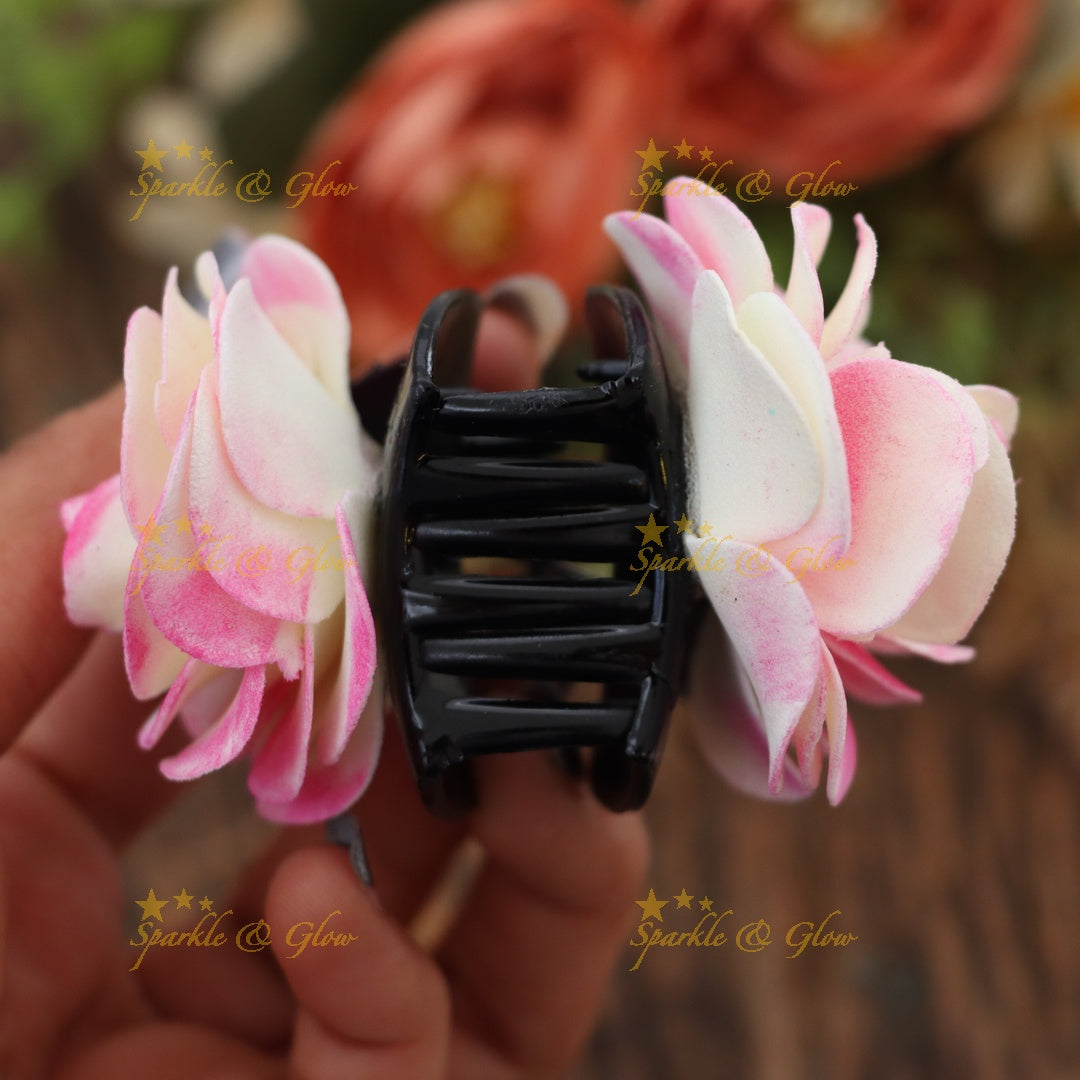 Elegant Floral Hair Clip for Weddings and Festivals