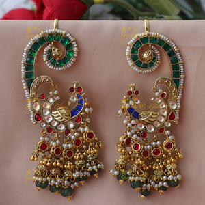 Exquisite Cuff Jhumka Earrings for Festive Elegance