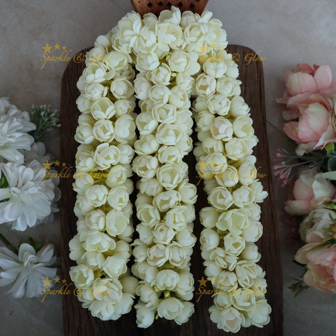 Traditional Gundu Malli 3 Layer Floral Hair Clip