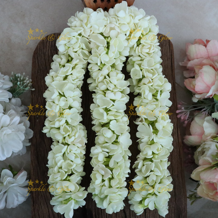 Traditional jasmine 3 Layer Floral Hair Clip