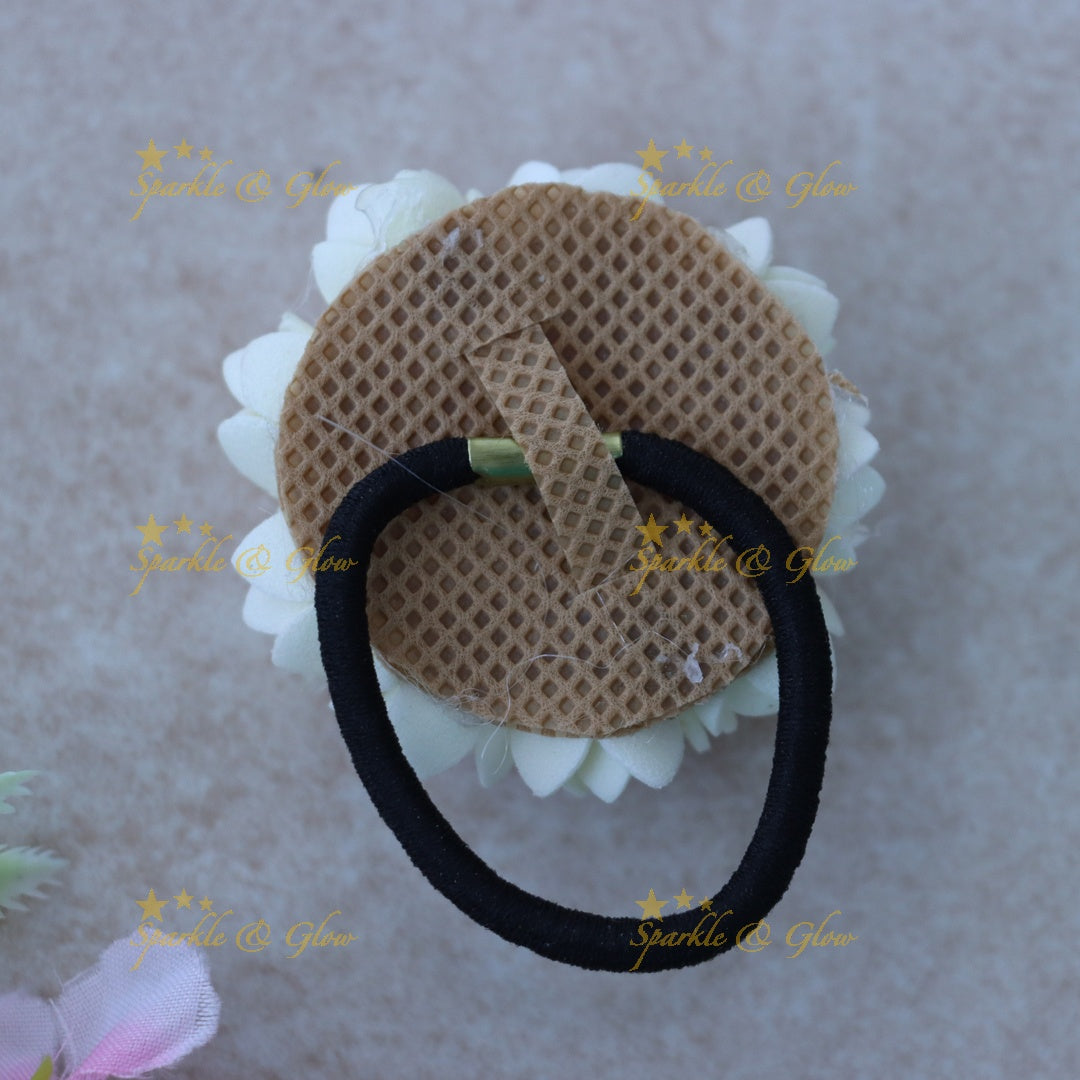 Elegant Rose Jasmine Hair Band - Festive Accessory
