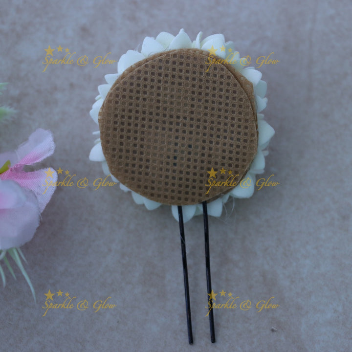 Festive Floral Hairpin - Perfect for Weddings & Events
