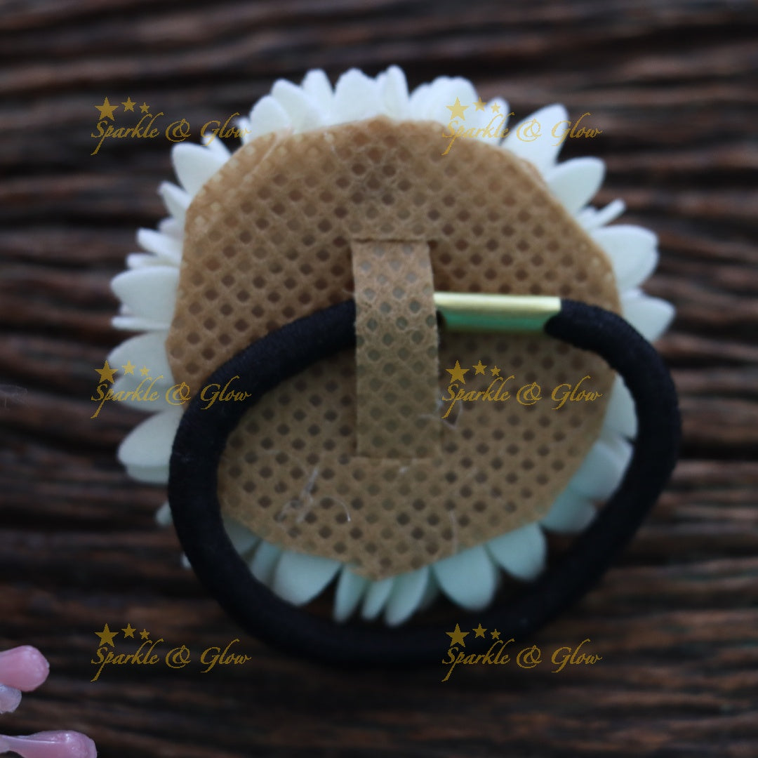 Elegant Red Rose Jasmine Hair Band for Festive Wear