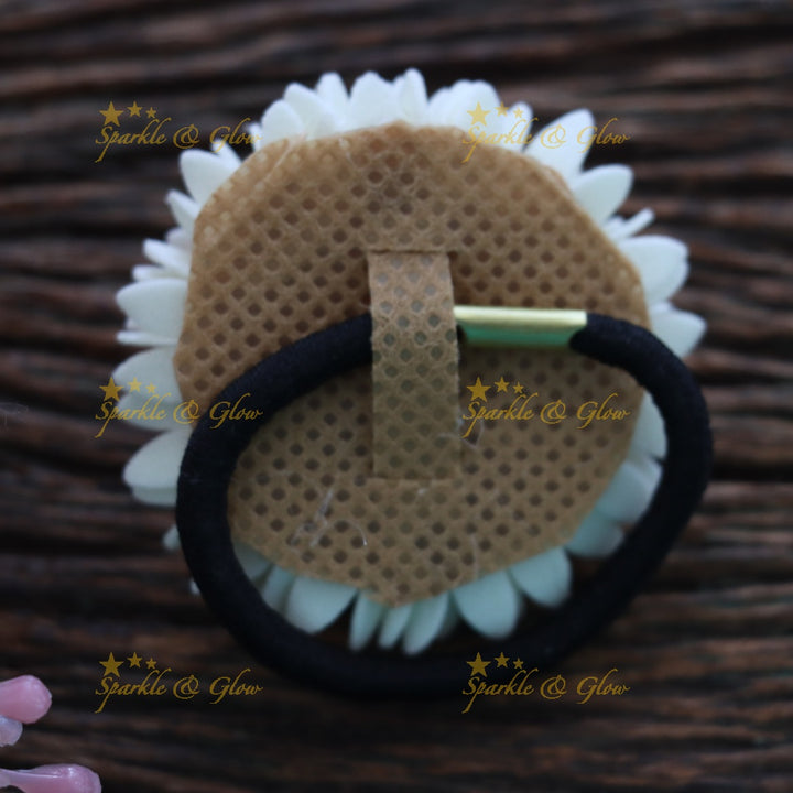 Elegant Red Rose Jasmine Hair Band for Festive Wear