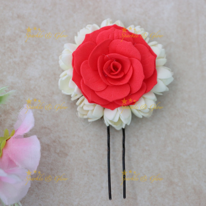 Stunning Floral Hairpin for Festive Celebrations