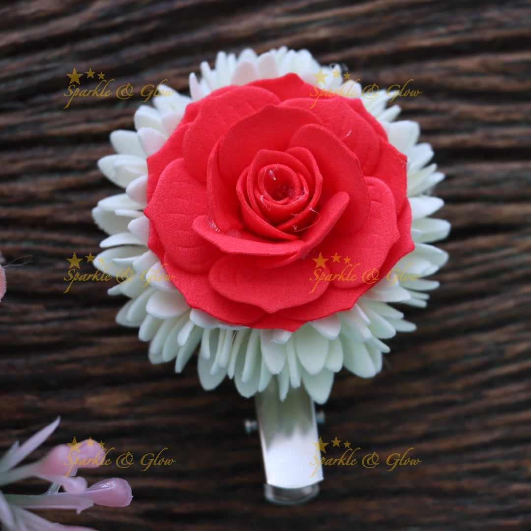Exquisite Floral Hair Clip for Weddings & Festivals