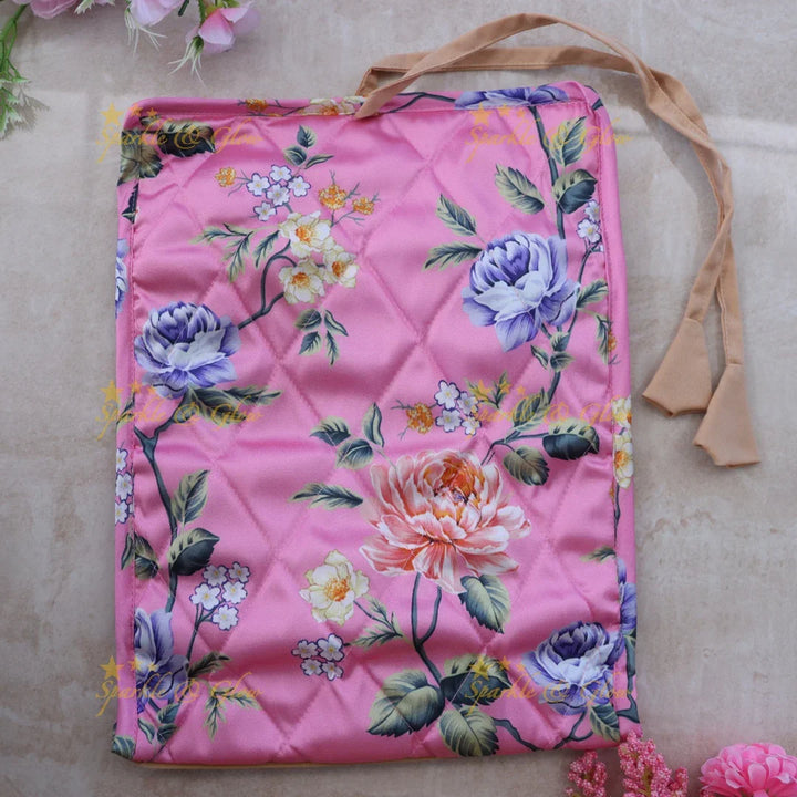 Enchanting Floral Organizer Bag for Weddings & Events