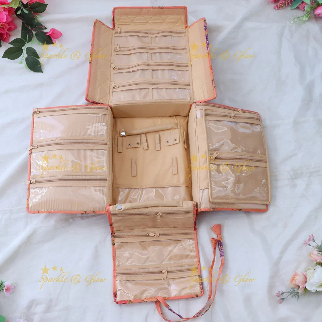 Blossoming Floral Jewelry Organizer for Weddings