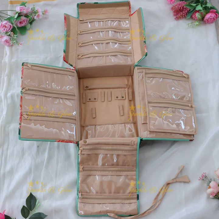 Elegant Floral Jewel Organizer for Festive Occasions
