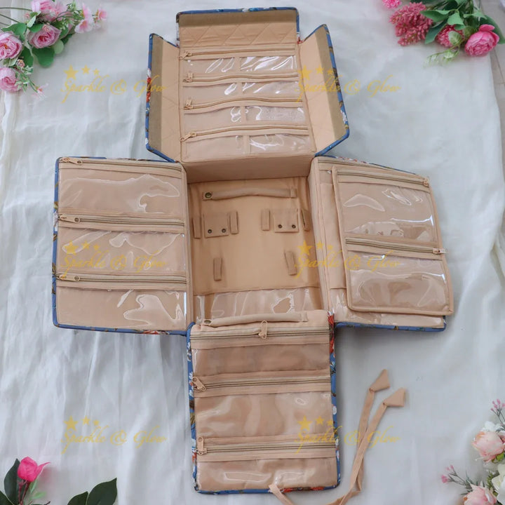 Premium Floral Jewellery Organiser - Stylish & Practical