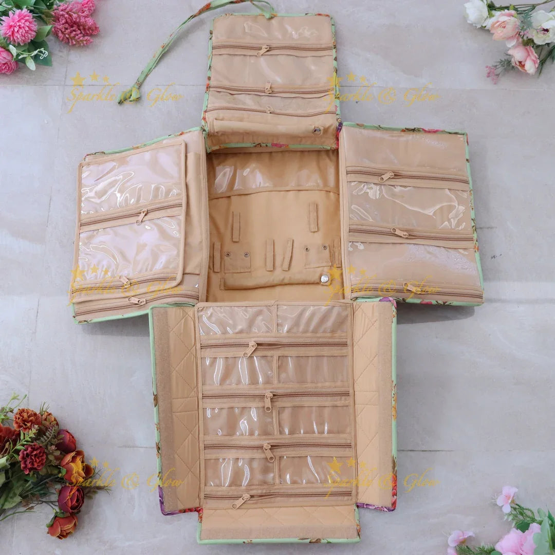 Floral Wedding Jewelry Organizer Box | Exquisite Design