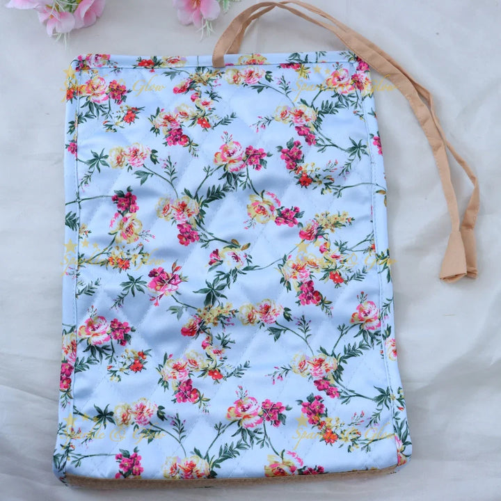 Elegant Floral Jewellery Pouch Organizer