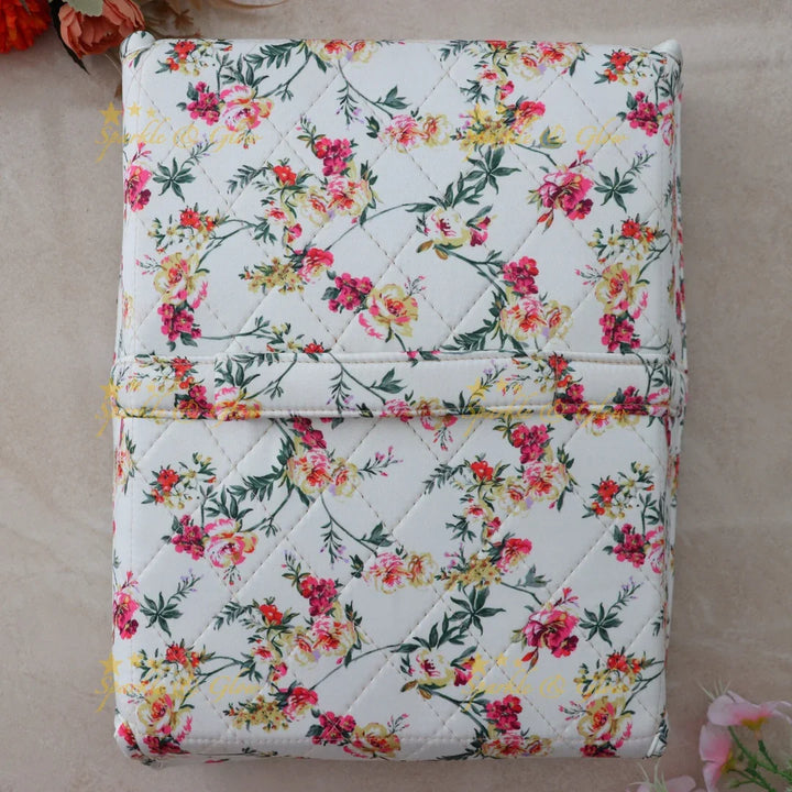 Elegant Floral Jewellery Pouch Organizer