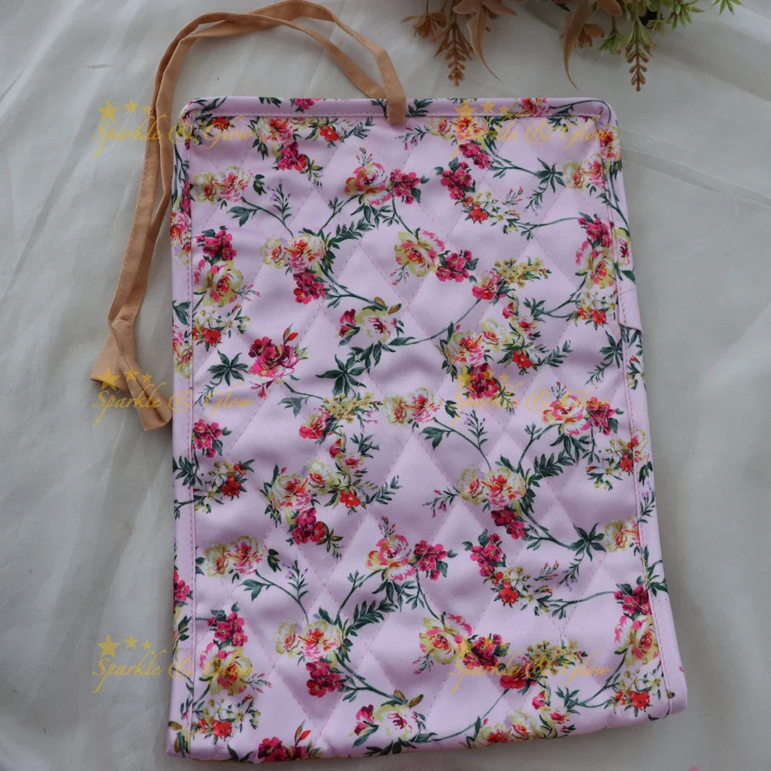 Elegant Floral Jewellery Pouch Organizer