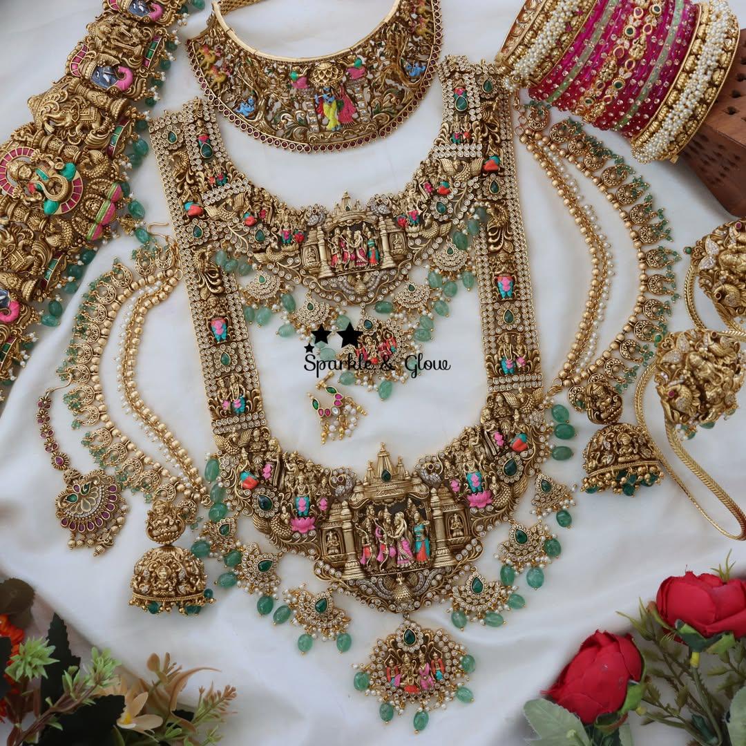 Radiant Rama Parivar: Timeless Bridal Jewellery Set