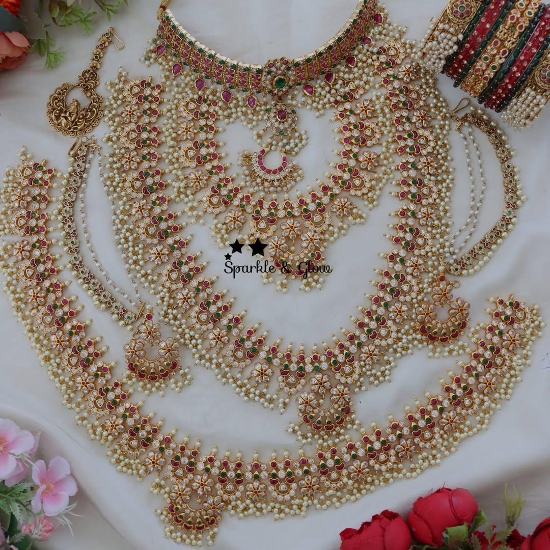 Exquisite Guttapusalu Bridal Set - Sparkle & Glow