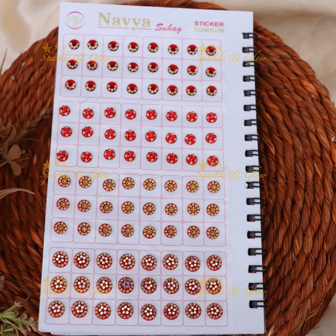 Exquisite Bridal Bindi Set for Festive Elegance