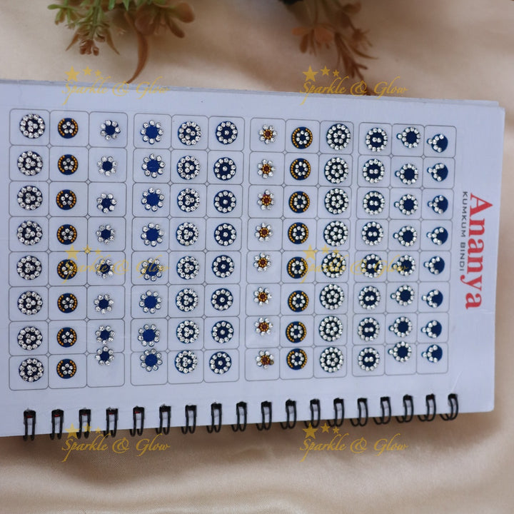 Multicolor Bridal Bindi Set - Perfect for Weddings & Festive Looks