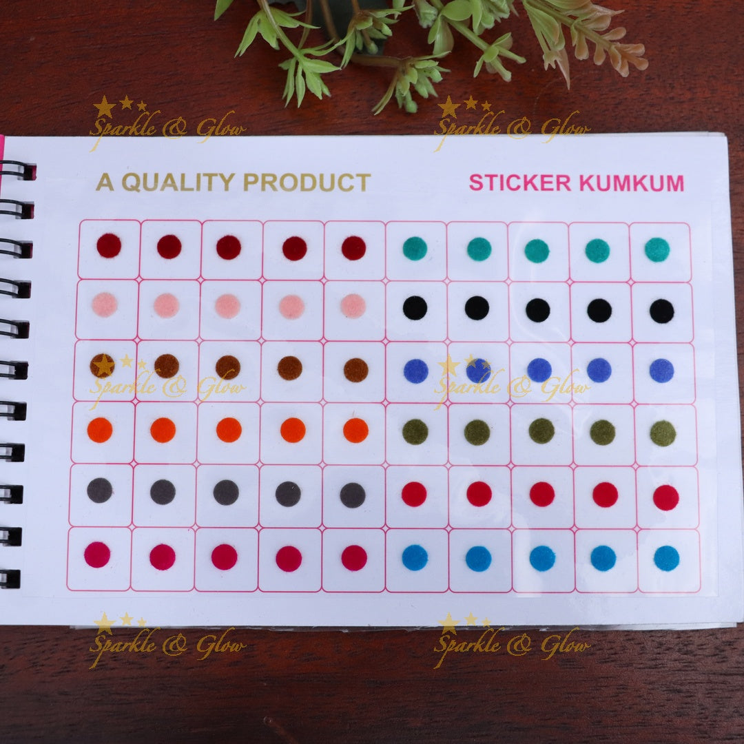 Express Your Style with Festive Multicolor Bindi Set