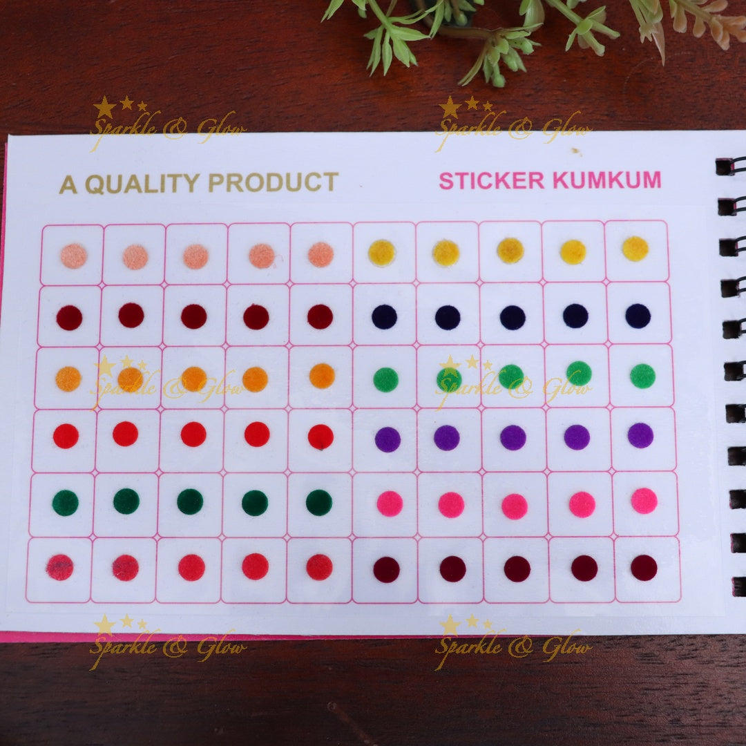 Express Your Style with Festive Multicolor Bindi Set