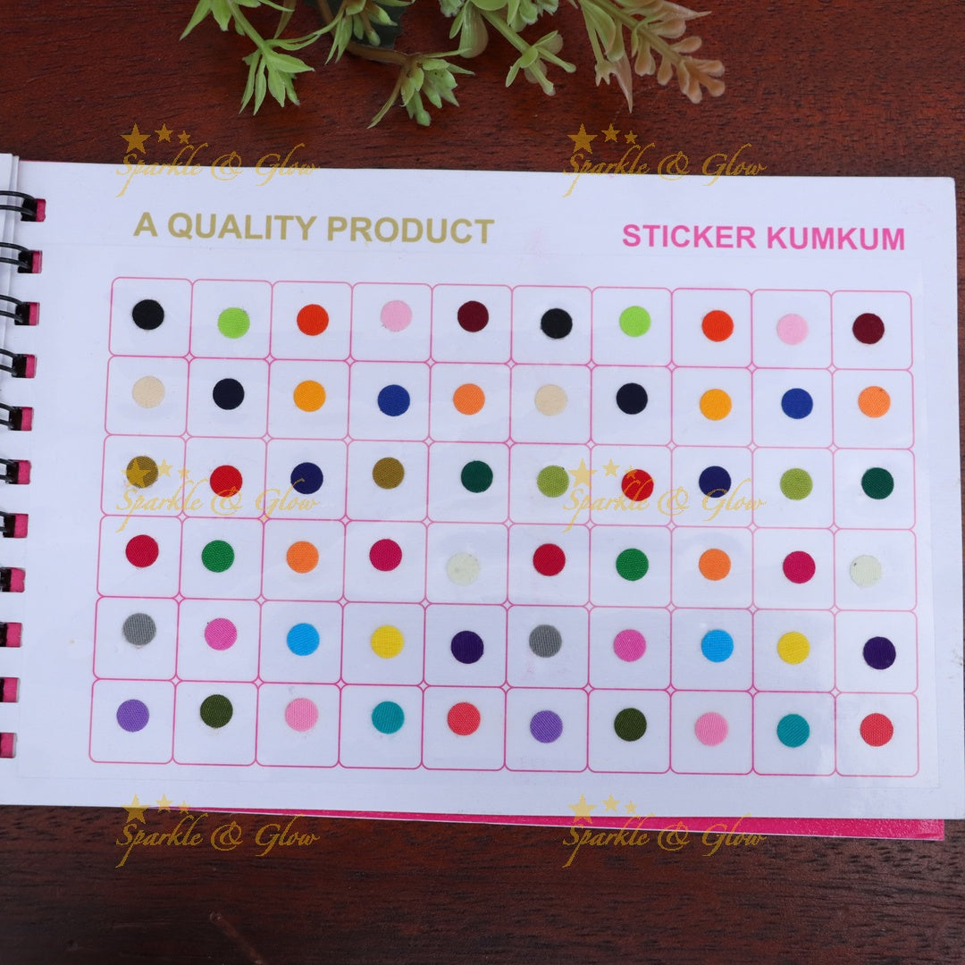 Enhance Your Festive Look with Our Multicolor Bindi Set