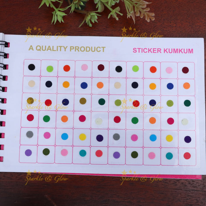 Enhance Your Festive Look with Our Multicolor Bindi Set