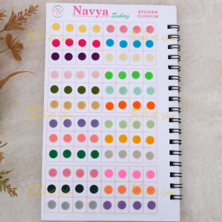 Celebrate Festivities with Multicolor Bindi Set