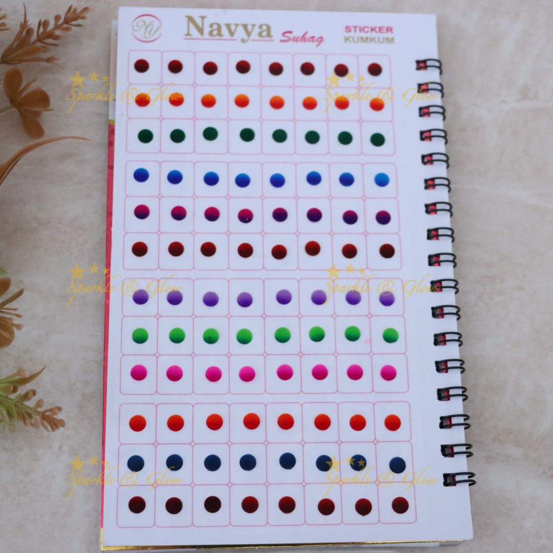 Dual Shade Festive Bindis - Perfect for Celebrations