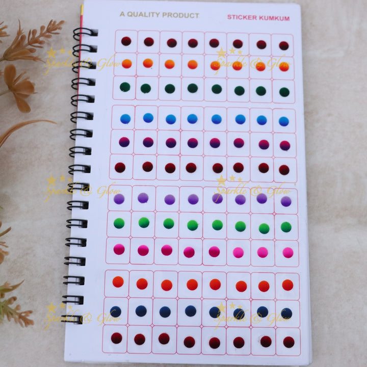 Dual Shade Festive Bindis - Perfect for Celebrations