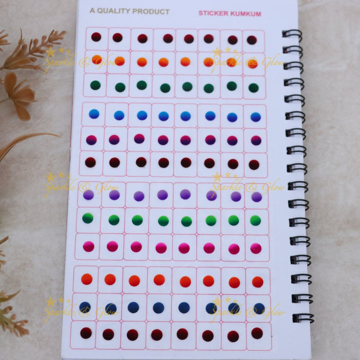 Dual Shade Festive Bindis - Perfect for Celebrations