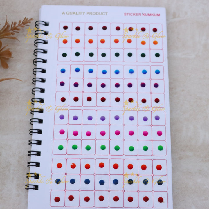 Dual Shade Festive Bindis - Perfect for Celebrations