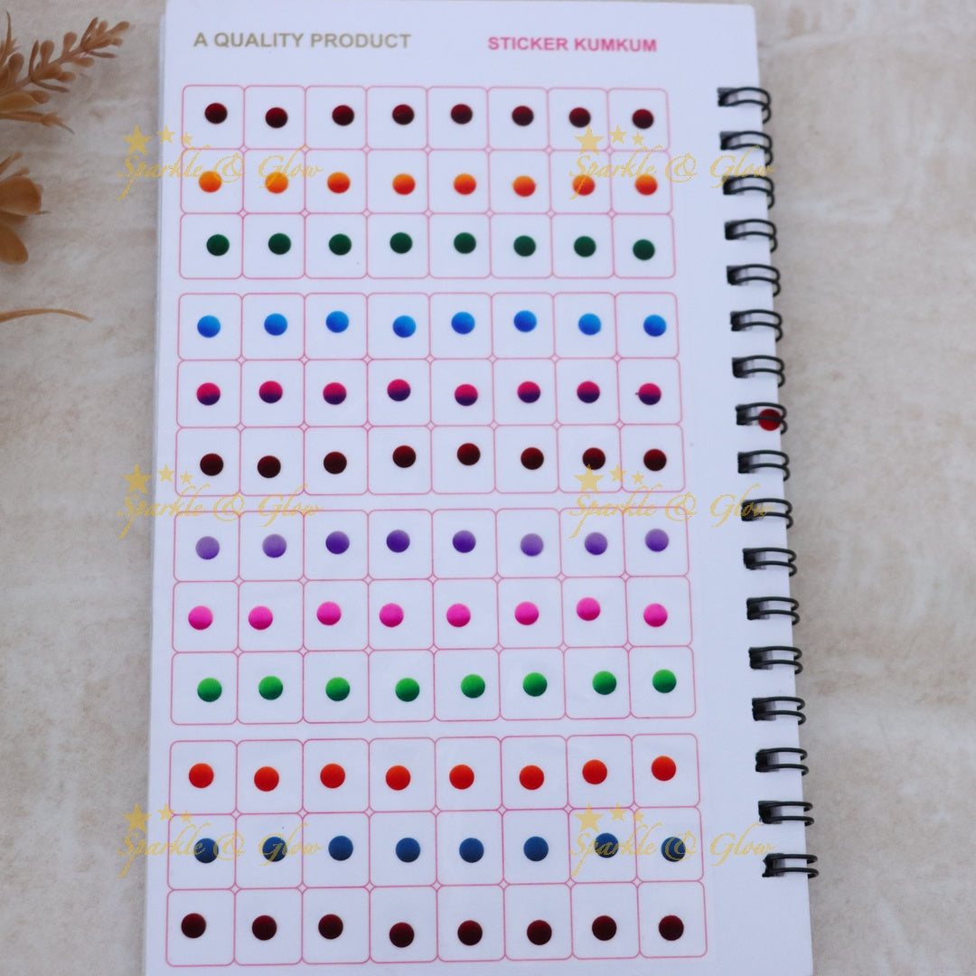 Dual Shade Festive Bindis - Perfect for Celebrations