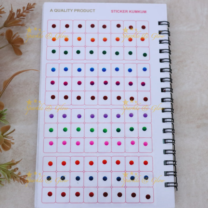 Dual Shade Festive Bindis - Perfect for Celebrations