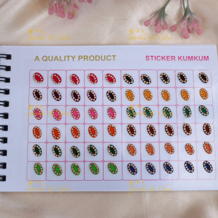 Festive Multi-Design Bindi Set for Elegant Occasions