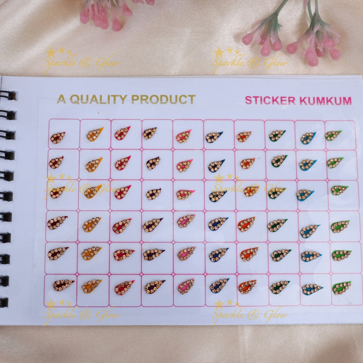 Festive Multi-Design Bindi Set for Elegant Occasions