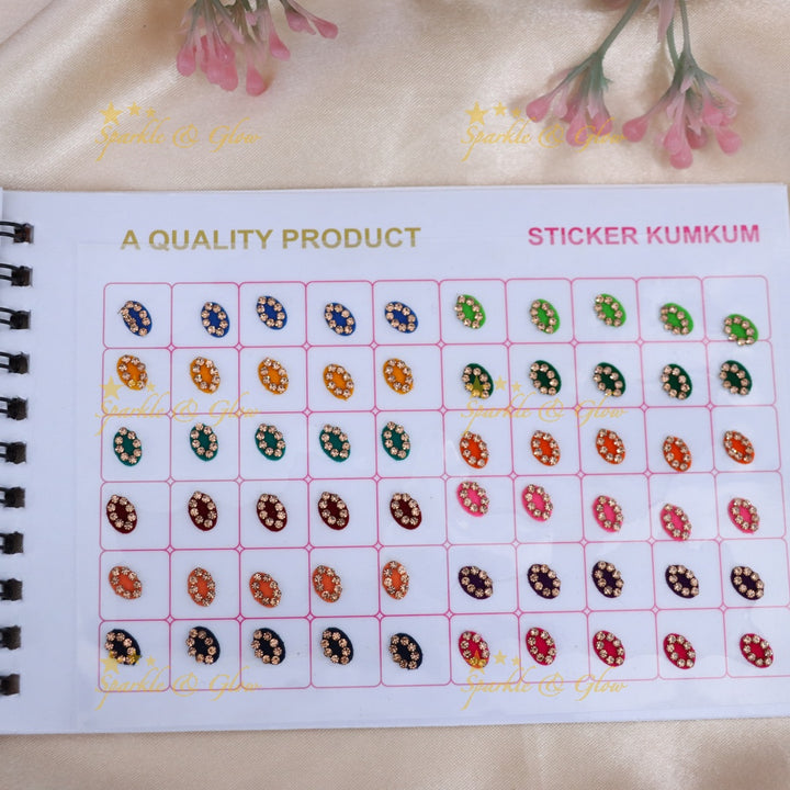 Festive Multi-Design Bindi Set for Elegant Occasions